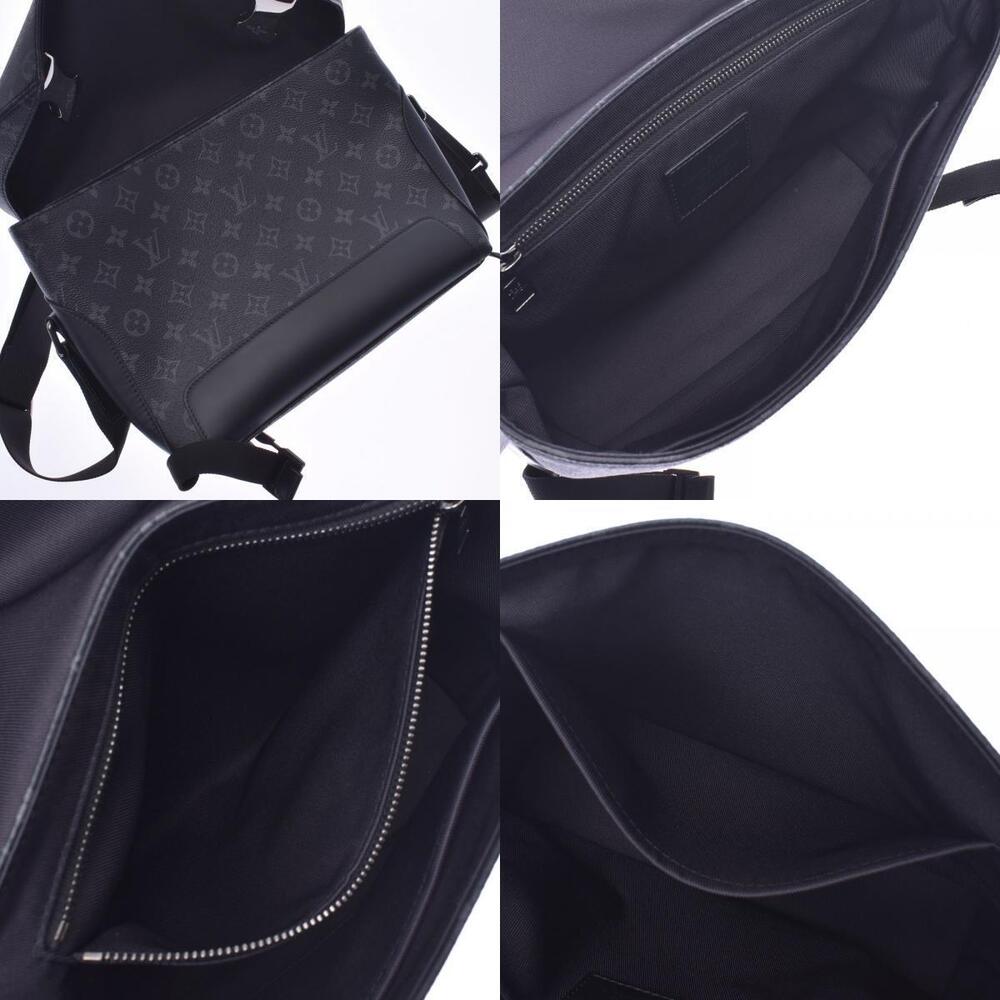 LOUIS VUITTON Monogram Eclipse Black Messenger Voyage Black Gray Shoulder Bag - Picture 11 of 11